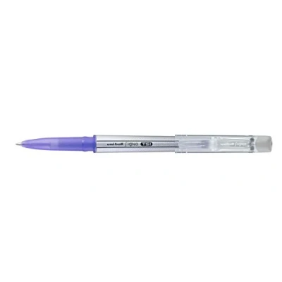 Image of Uni Ball Signo Gel Ink Pens, Pack of 6 Erasable TSI Paste Medium Purple