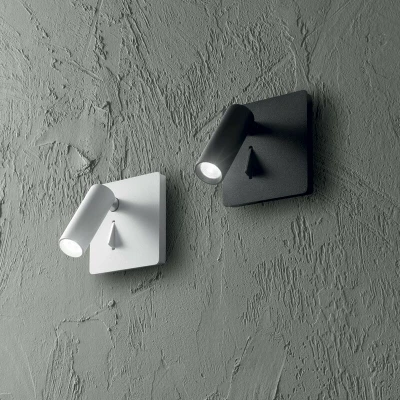 Image of Lite Integrated LED Indoor Reading Wall Lamp 1 Light White 3000K