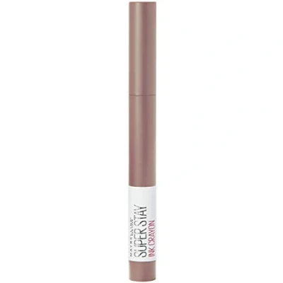 Image of Maybelline Lipstick, Superstay Matte Ink Crayon Longlasting Nude Lipstick With Precision Applicator 10 Trust Your Gut