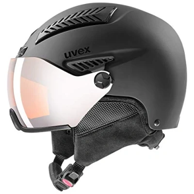 Image of uvex Hlmt 600 Visor Ski Helmet for Men and Women Individual Fit Black Matt 59 61 cm