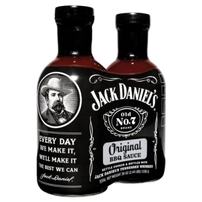 Image of Jack Daniels Original Barbecue Sauce 553g (Pack of 2)