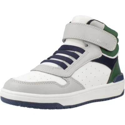 Image of Geox J WASHIBA BOY B Sneaker, Green, 5 UK Child