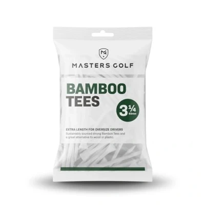 Image of Masters White Bamboo Tees (3 1/4&quot; 15 Per Pack)