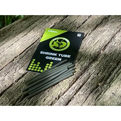 Image of 10 x 1.5mm Shrink Tubing Green. Carp Rig For Making. Fishing Terminal Tackle
