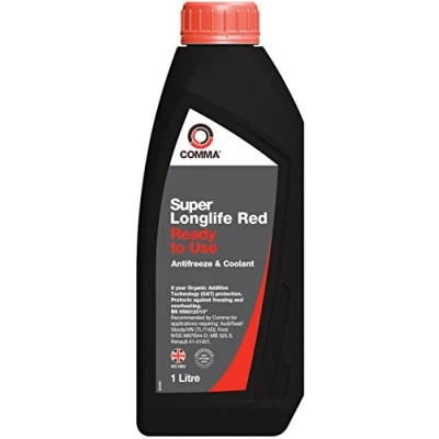 Image of Comma SLC1L Super Longlife Antifreeze and Coolant, 1 Liter