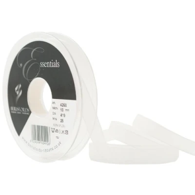 Image of Berisfords 10 mm Super Sheer Ribbon, Bridal White