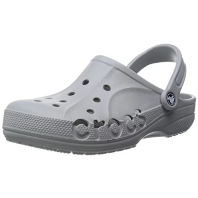 Image of Crocs Unisex Adult Baya Clogs, lightgrey, 11/11.5 UK