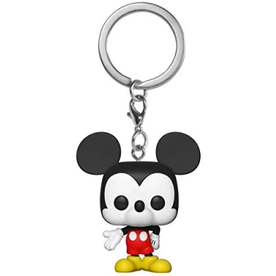 Image of Funko Pop! Keychain: Disney Mickey Mouse Standard Characters Novelty Keyring Collectable Mini Figure Stocking Filler Gift Idea Official Merchandise TV Fans Backpack Decor