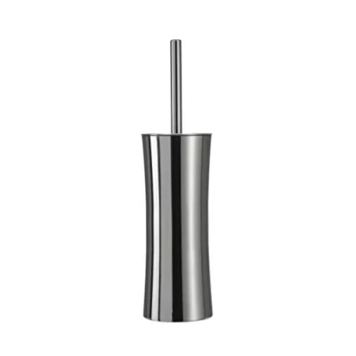 Image of Croydex Toilet Brush With Freestanding Polished Steel Curvy Holder