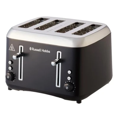 Image of Russell Hobbs 27740 Addison 4 Slice Toaster Matte Black
