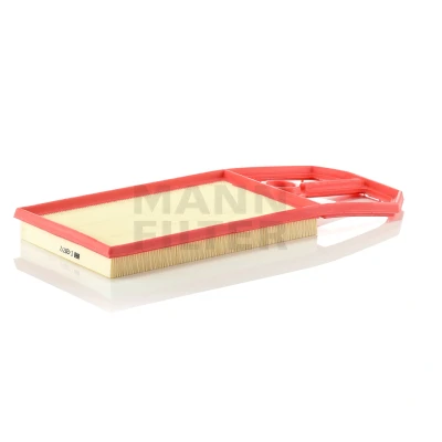 Image of 032129620C, 036129620C, 036129620F Air Filter MANN C 4287/2 32mm 188mm 419mm Insert VOLKSWAGEN: Lupo / 3L, Golf 4