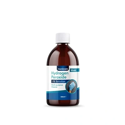 Image of Monicare Hydrogen Peroxide 3% 500ml, 10 Vols, Clear