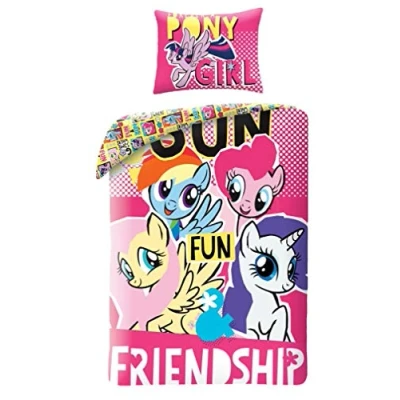 Image of My Little Pony Girl Bed linen Duvet Cover 140x200+70x90cm