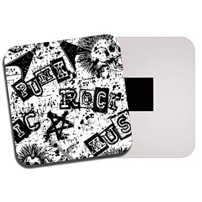 Image of DestinationVinyl 1 x Punk Rock Fridge Magnet Music Skull Band Musician Men&#039;s Dad Brother #8370
