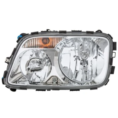 Image of E12417, E12418 Headlights HELLA 1LH 009 513 051 left PY21W, W5W, H7/H1, H7, H1 Halogen, FF 24V for hand traffic