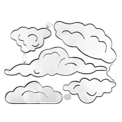 Image of Metal Die Cuts Cloud Embossing Stencil Cutting Dies for Card Making Scrapbooking Paper Craft DIY Template