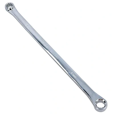 Image of AB Tools 16mm + 17mm Metric Double Ended Ring Spanner Aviation Wrench 12 Sided