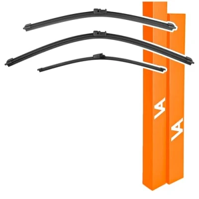 Image of VIA ALBION® Wiper Blades for BMW X3 (F25, 2010 2017) All Weather Front &amp; Rear Wipers Set