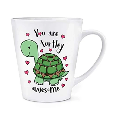 Image of You are Turtley Awesome 12oz Latte Mug Cup