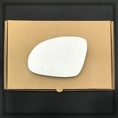Image of Fits Volkswagen Passat 2005 to 2010 Convex Wing Mirror Glass LEFT HAND (UK Passenger Side)