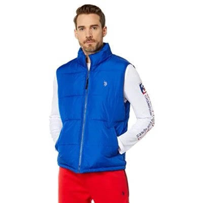 Image of U.S. POLO ASSN. Signature Vest, Blue North, M
