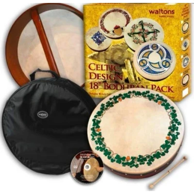 Image of Waltons 18&quot; Shamrock Bodhran Pack