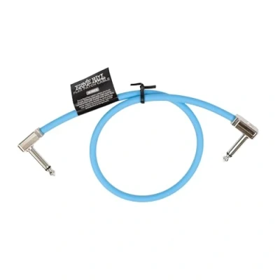 Image of Ernie Ball Flex Patch Cable 18in Blue Single