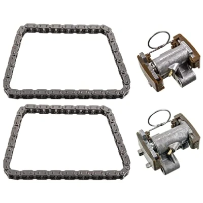 Image of 11311747437, 11311747437S1 Timing chain Kit FEBI BILSTEIN 47502 Simplex, Closed BMW: 5 Saloon, Touring, X5