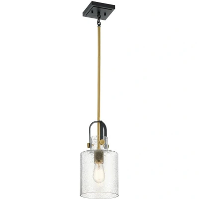 Image of Kichler Kitner Dome Pendant Ceiling Light Natural Brass