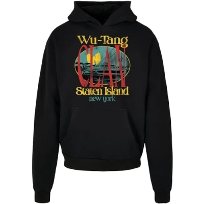 Image of Upscale by Mister Tee WU TANG Staten Island Heavy Hoodie, Men&#039;s, Size: Large, Black