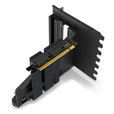 Image of NZXT Vertical GPU Mounting Kit AB RH175 B1 175 mm PCIe 4.0x16 Riser Cable Holder Sturdy Steel Bracket Black