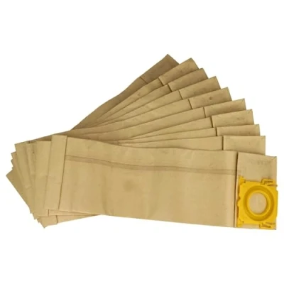 Image of vhbw 10x Vacuum Cleaner Bag compatible with Sebo Automatic XP20, XP3, XP30 Paper, 23.5 cm x 15.5 Sand Coloured