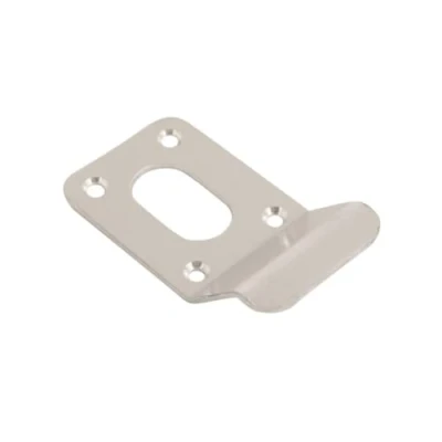 Image of Vibe Cylinder Pull Oval 90x45mm on Satin Anodised Aluminium, Front Door for Use Doors Security, Lock with Curved Finger Grip, Latch Pull, Handle Locks