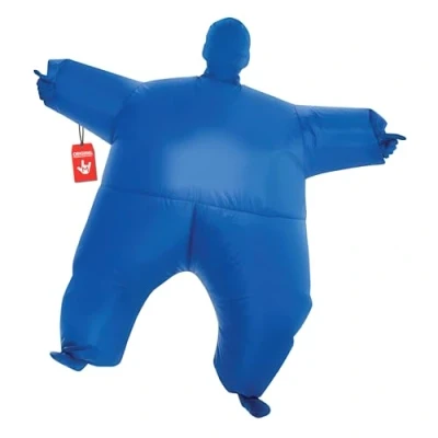 Image of Morphsuits Blue Megamorph Inflatable Kids Fancy dress Costume One Size