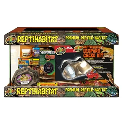Image of Zoo Med Repti Habitat Leopard Gecko Kit,Black