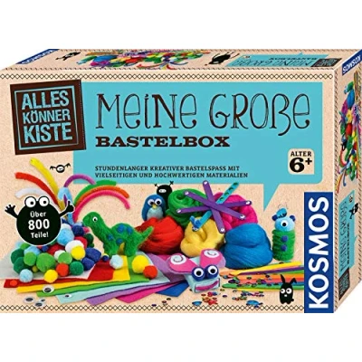 Image of Kosmos 604431 AllesKönnerKiste My Large Craft Box, Set, Sets for Children, Material, Accessories, Supplies, Crafts Children from 6 Years