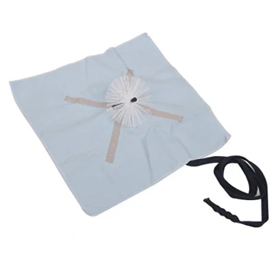 Image of PRO ALTO TENOR SAX SAXOPHONE NECK PULL THROUGH MICROFIBER CLOTH SWAB W BRUSH