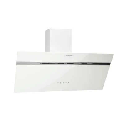 Image of KLARSTEIN Alina Cooker Hood 80cm Extractor Hood, 600 m3/h Air Flow, A Energy Efficiency, Touch Control, LED Lighting, Quiet 69 dB, Ducted &amp; Recirculating, White