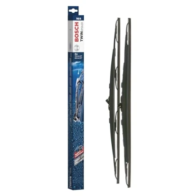 Image of Bosch Wiper Blade Twin Spoiler 702S, Length: 700mm/650mm Set of Front Blades