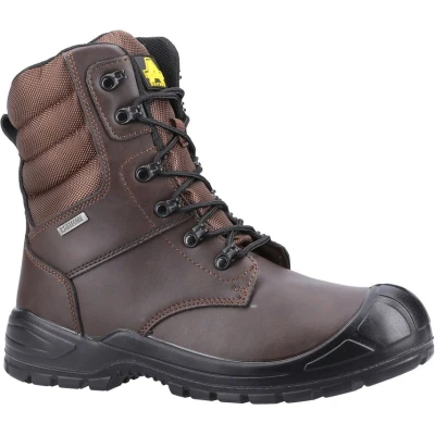 Image of Amblers Safety 240 WATERPROOF Leather Boot Mens Brown material_leather1 Size UK 7