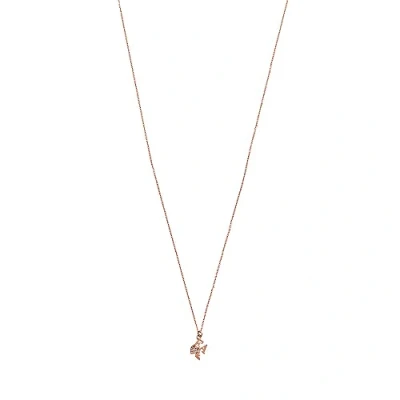 Image of Emporio Armani Necklace for Women Sentimental, Total length：350+70mm adjustable chain Size pendant: 13x10mm Rose Gold Stainless Steel Necklace, EGS2834221