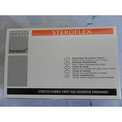 Image of Steroplast 25 X STEROSTRIP GENUINE PREMIUM QUALITY WASHPROOF FIRST AID WOUND PLASTERS LARGE 7.5CM 5CM