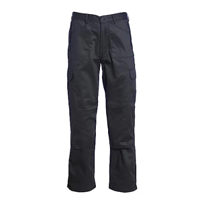 Image of Blackrock Men&#039;s Work Active Cargo Trousers, Utility &amp; Safety Black Workwear, Knee Pads Pockets, Workman, Clothing, Pants, Working, Builders, Welding, Electrician 30&quot; Waist Leg