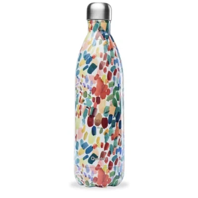 Image of Qwetch Insulated Originals Bottle Arty 1L Stainless Steel 24h Cold and 12h Hot Waterproof, BPA Free &amp; Reusable