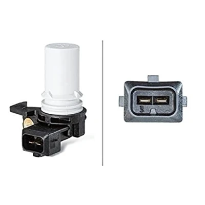 Image of 1131913, 1135856, 1323872, 1385381, 1385382 Impulse Sensor HELLA 6PU 009 163 501 2 pin connector Inductive Flywheel side without cable