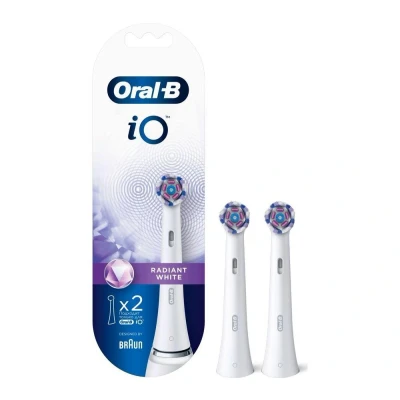Image of Oral B iO Radiant White Toothbrush Heads, 2 Pack