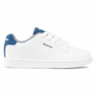 Image of Reebok RBK Royal Complete CLN 2.0 Sneaker, FTWWHT/UNIBLU/UNIBLU, 1 UK Child