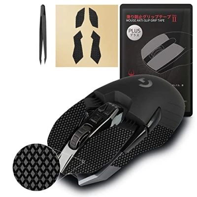 Image of Hotline Games [ Grip Upgrade 2.0 Plus Anti Slip Tape Compatible With Logitech Gaming Mouse Skins, Cut to Fit, Easy Apply (for G900 / G903, Black)
