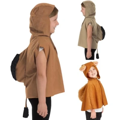 Image of Charlie Crow Dark brown Camel Costume for Kids one size 3 8 Years.