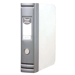 Image of Hermes HD 80mm Polypropylene Box File A4 2D Ring Silver 8.BA4.006